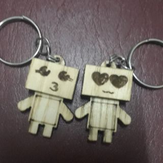 Móc khóa gỗ Danbo