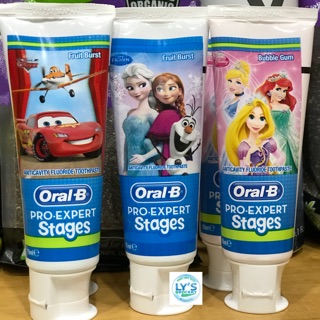 Kem đánh răng Oral B cho bé từ 2-6 tuổi