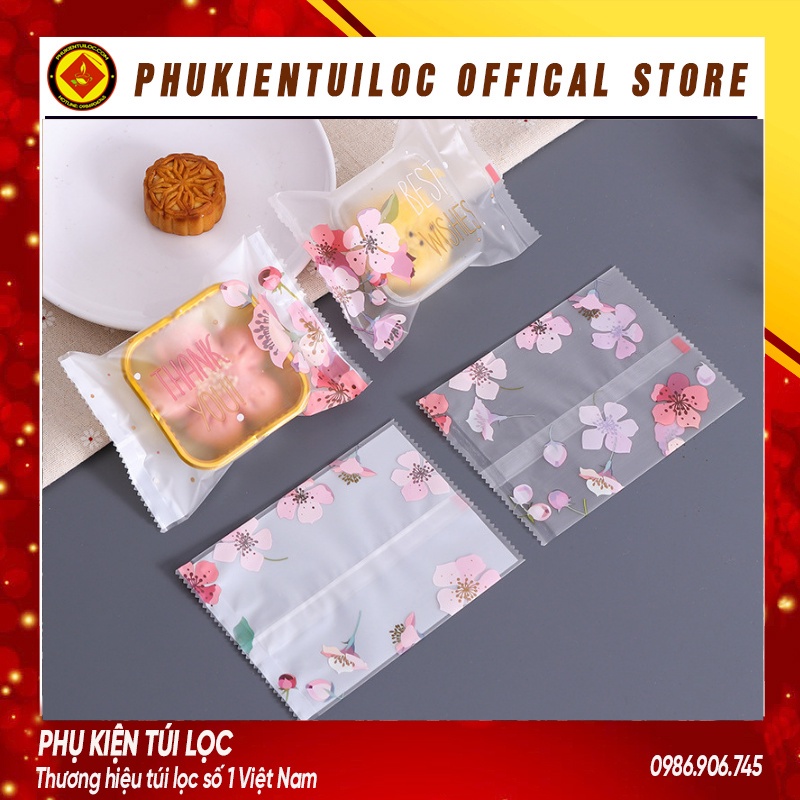 Set 100 Túi đựng bánh cookie/ bánh quy/ trà hoa nhiều kích thước- Phukientuiloc.com