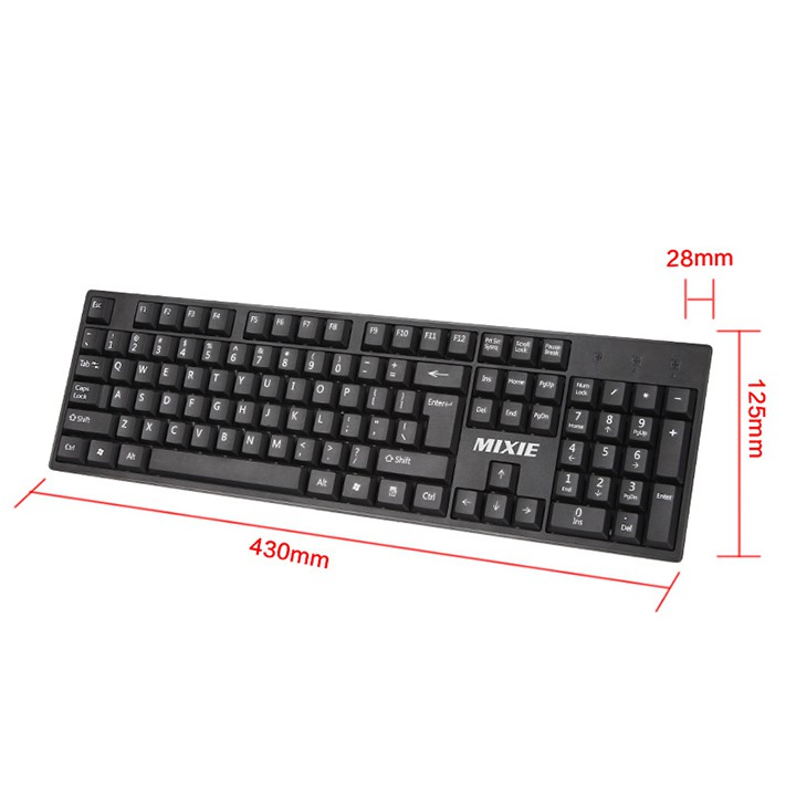 Bộ bàn phím chuột quang có dây Limeide Mixie X70 dùng cho máy tính pc laptop văn phòng chơi game youngcityshop 30.000