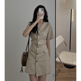 Váy cổ tim 9582