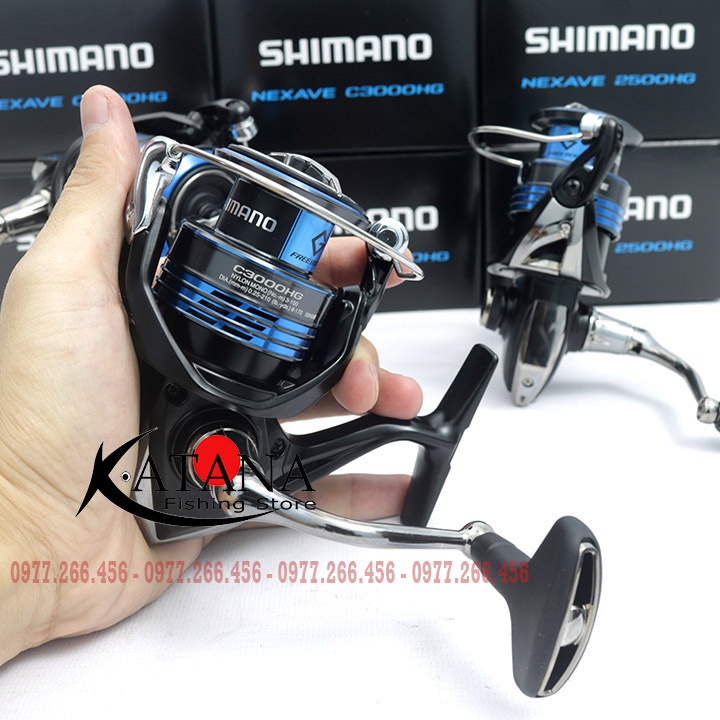 Máy câu Shimano Nexave - HOT đủ size 1000 2500 3000 4000 5000
