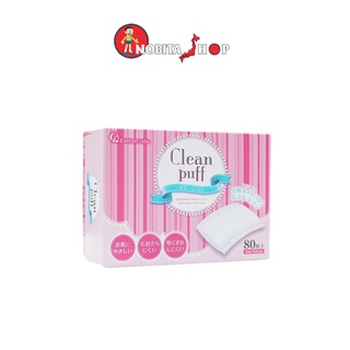 Bông tẩy trang Clean Puff Nhật Bản 80 miếng/hộp