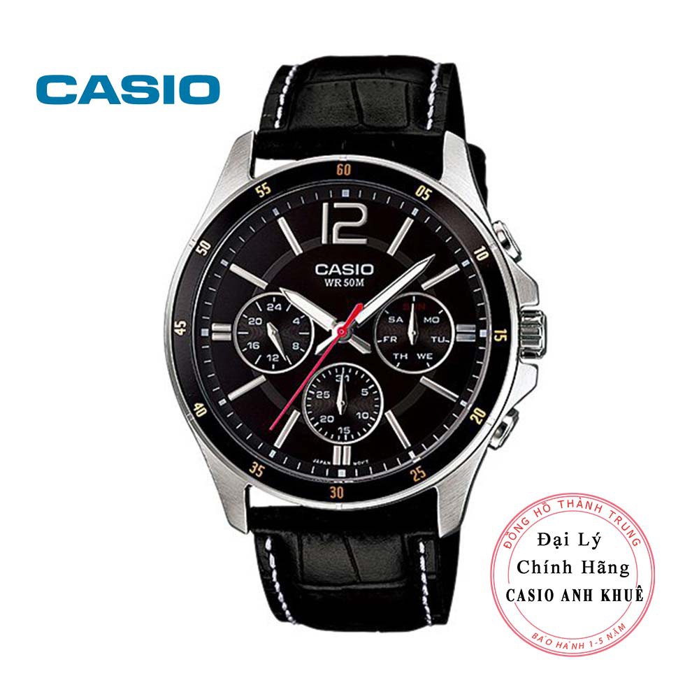 Đồng hồ Nam Casio MTP-1374L-1AVDF dây da