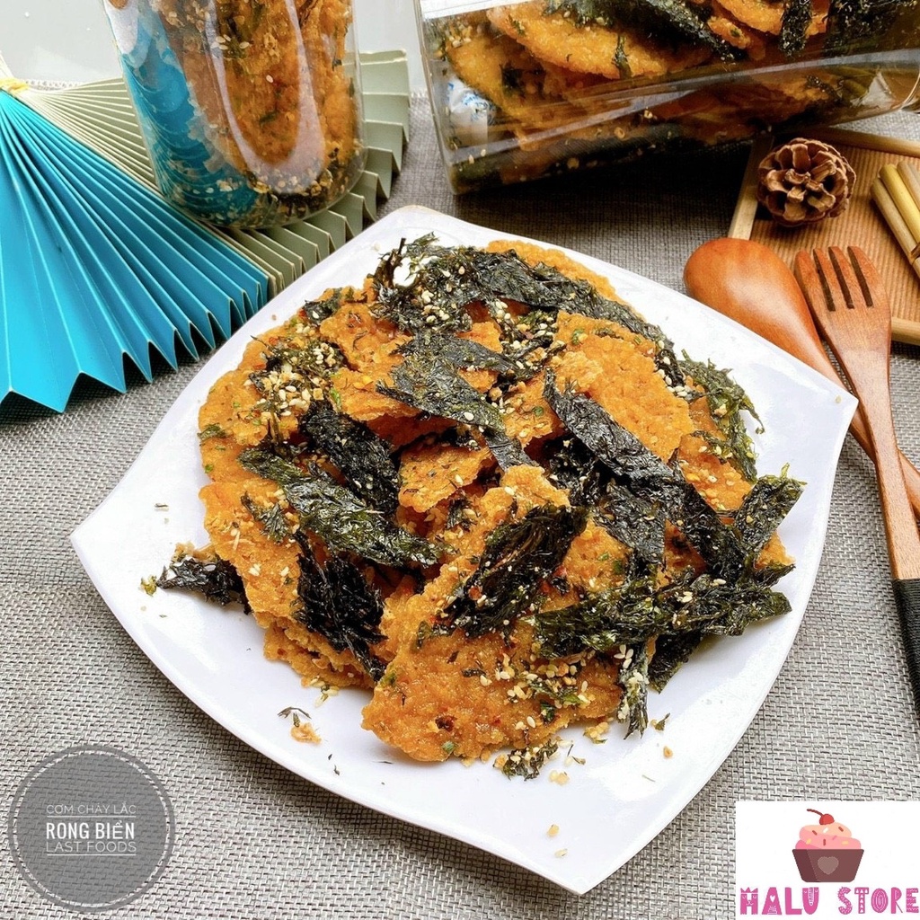[HOT] CƠM CHÁY MẮM HÀNH LẮC RONG BIỂN SIÊU NGON - LON 300GR