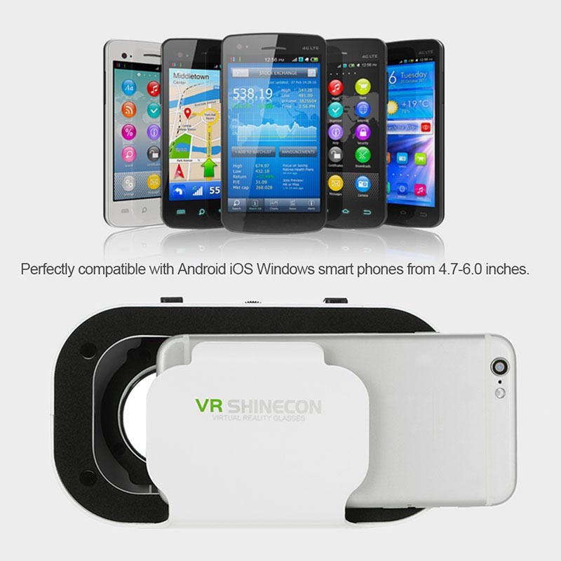 Kính Thực Tế Ảo 3D VR Shinecon 5.0 Cao Cấp - Hàng Chính Hãng