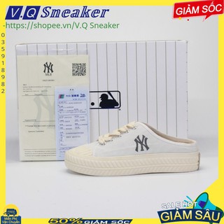[Video Tận Cảnh-FREE SHIP] 🔥sục 𝐌𝐋𝐁 đạp gót cao cấp , đạp gót , sục ny trắng LAL1 V.Q Sneaker...
