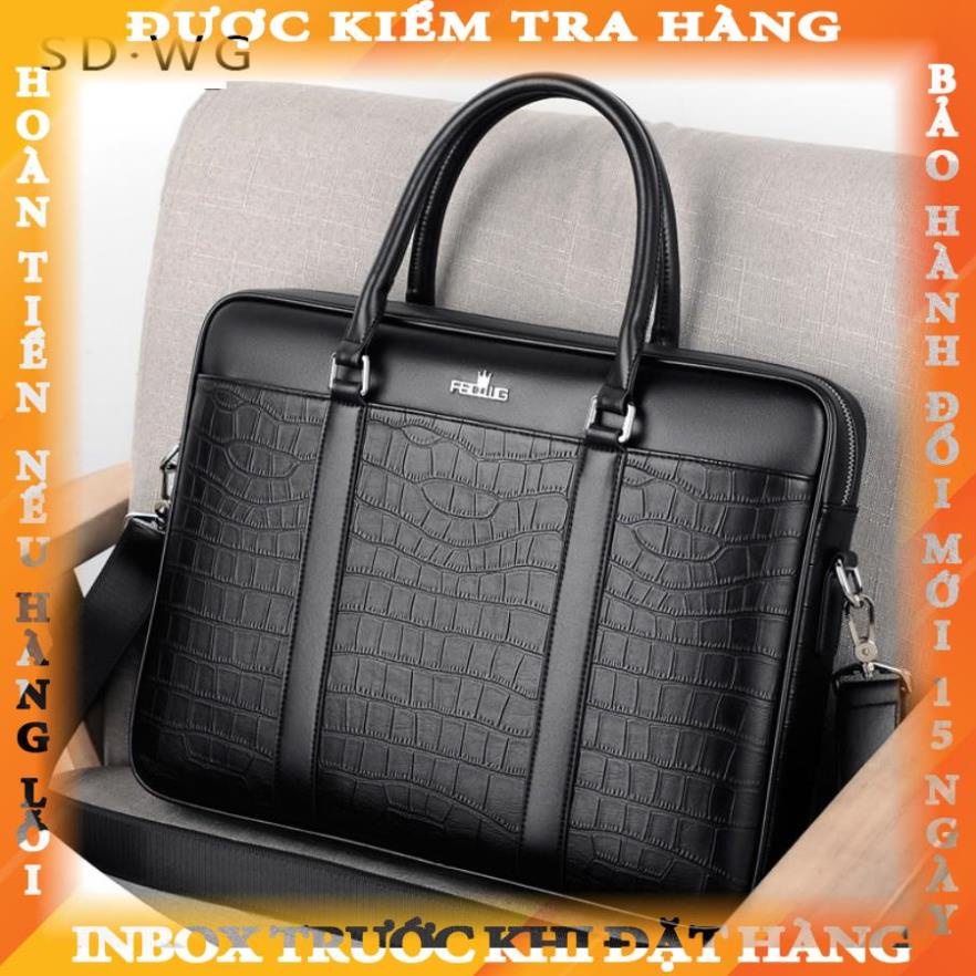HÀNG SIÊU CẤPCặp da cao cấp.Túi da công sở vân cá sấu.Cặp da laptop siêu đẹp mẫu mới nhất năm 2021 dongmay