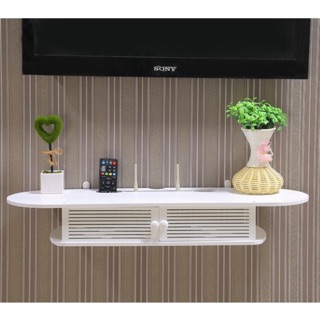 [ảnh thật] Kệ tivi treo tường dài 1m, có 2 cánh tủ (100x12x25cm) - HOME DECOR