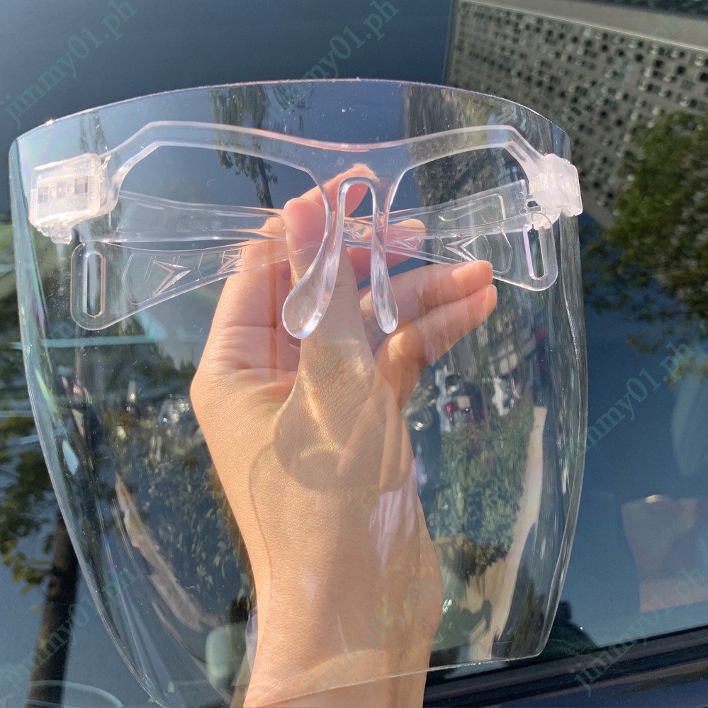 ☀☀☀2021 Ultra-clear HD real anti-fog PC  lens glasses new fashion one-piece oversized transparent protective mask☝☝☝