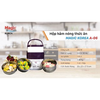Hộp hâm cơm nhiều tầng Magic Korea A - 06