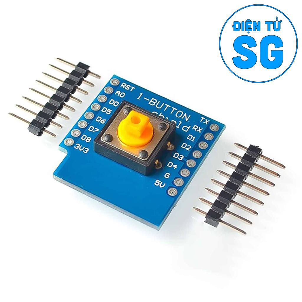 ESP8266 NodeMCU Lua D1 Mini 1 Button Shield - X9K0