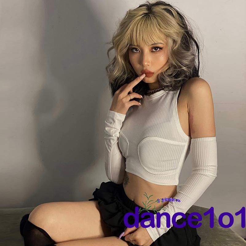 Áo Croptop Sát Nách Màu Trơn Khiêu Vũ1O1- Thời Trang Nữ