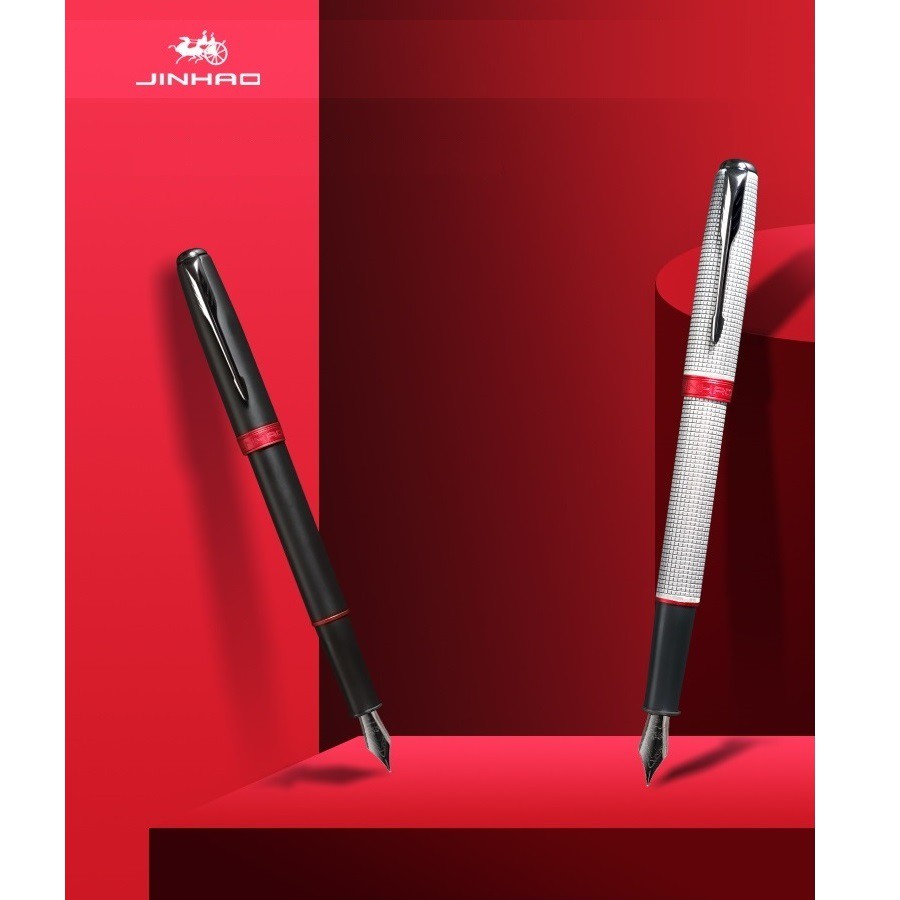 Bút Máy Penlab Jinhao C6488 Ngòi Kim Loại Màu Vàng Đồng Phong Cách Retro
