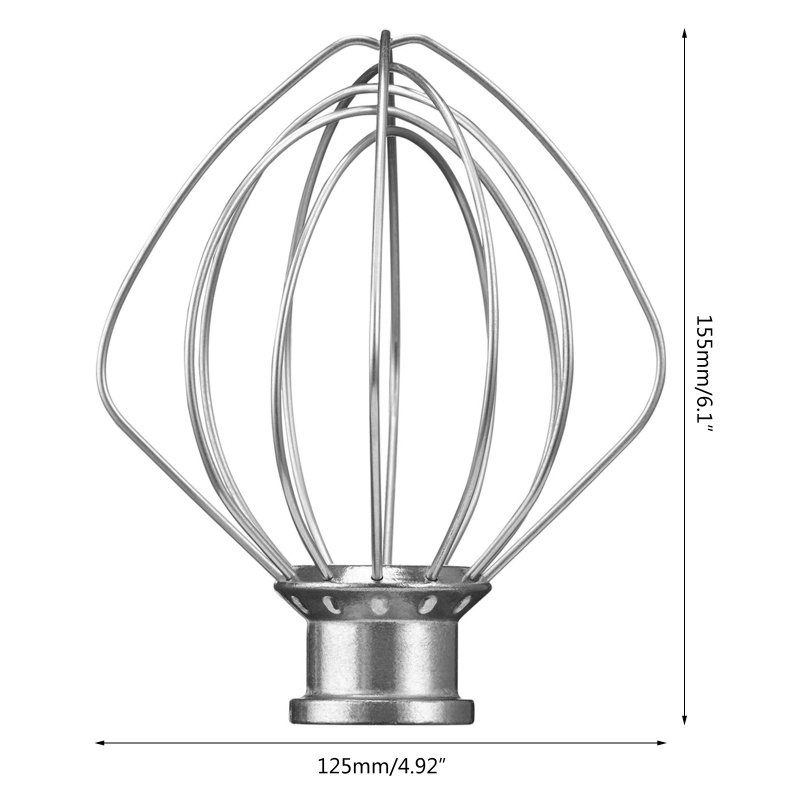Dụng Cụ Đánh Trứng Làm Bánh 6 Dây Bằng Thép Không Gỉ Cho K45WW