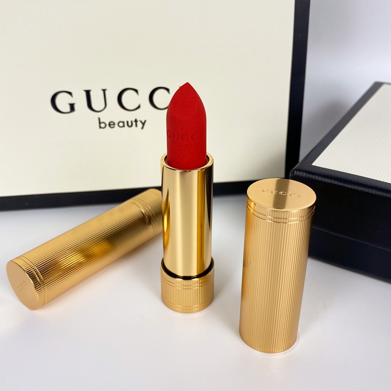 Son lì Gucci ống vàng sang trọng với nhiều màu quyến rũ 25 / 204 / 208 / 308 / 502 / 504 / 505