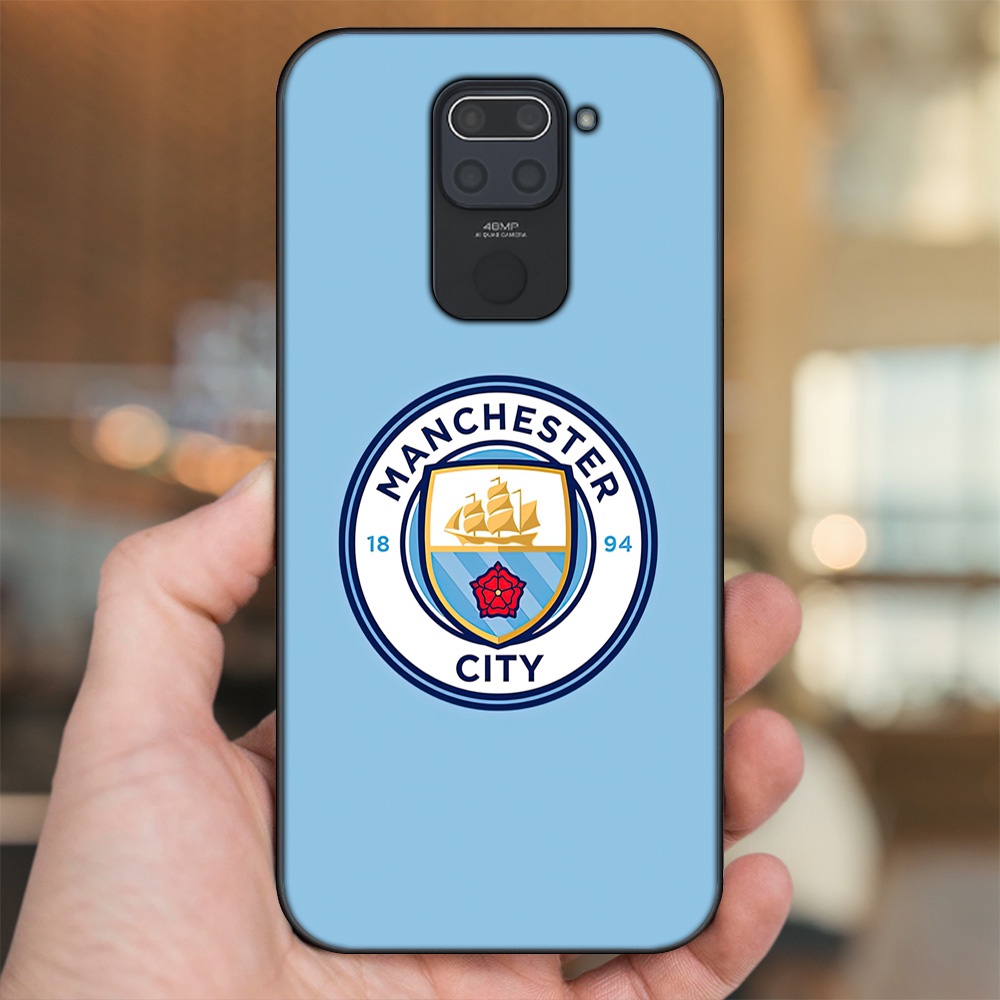 Ốp lưng Xiaomi Redmi Note 9 viền đen in hình Manchester City MC