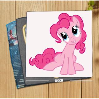 Túi xách vải Canvas dáng vuông nhỏ in hình ngựa Pony dễ thương