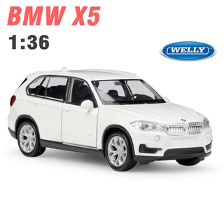 Mô hình xe ô tô BMW X5 tỉ lệ 1:36 bằng kim loại hãng Welly xe đồ chơi trẻ em