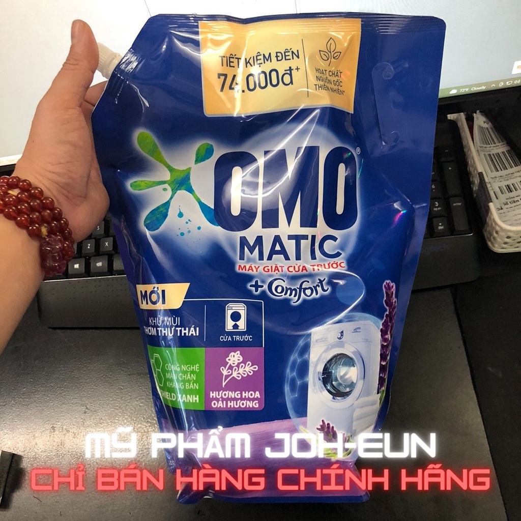 Nước Giặt Omo Matic Cửa Trước Túi 3400ML