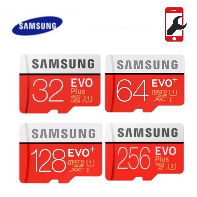 SANDISK Thẻ Nhớ Samsung Evo MMC SD Class 10 256GB 10 256GB Chất Lượng Cao