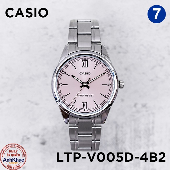 [Mã FASHIONMALLT4 giảm 15% đơn 150K] Đồng hồ nữ dây kim loại Casio Standard chính hãng Anh Khuê LTP-V005 Series (28mm)