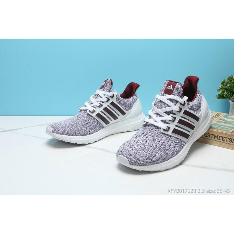 [FREESHIP - SẴN] 🔥 [ Ảnh Thật ] Giày Adidas Ultra Boost White Red 4.0 Siêu Chất Hàng Sẵn ! HOT