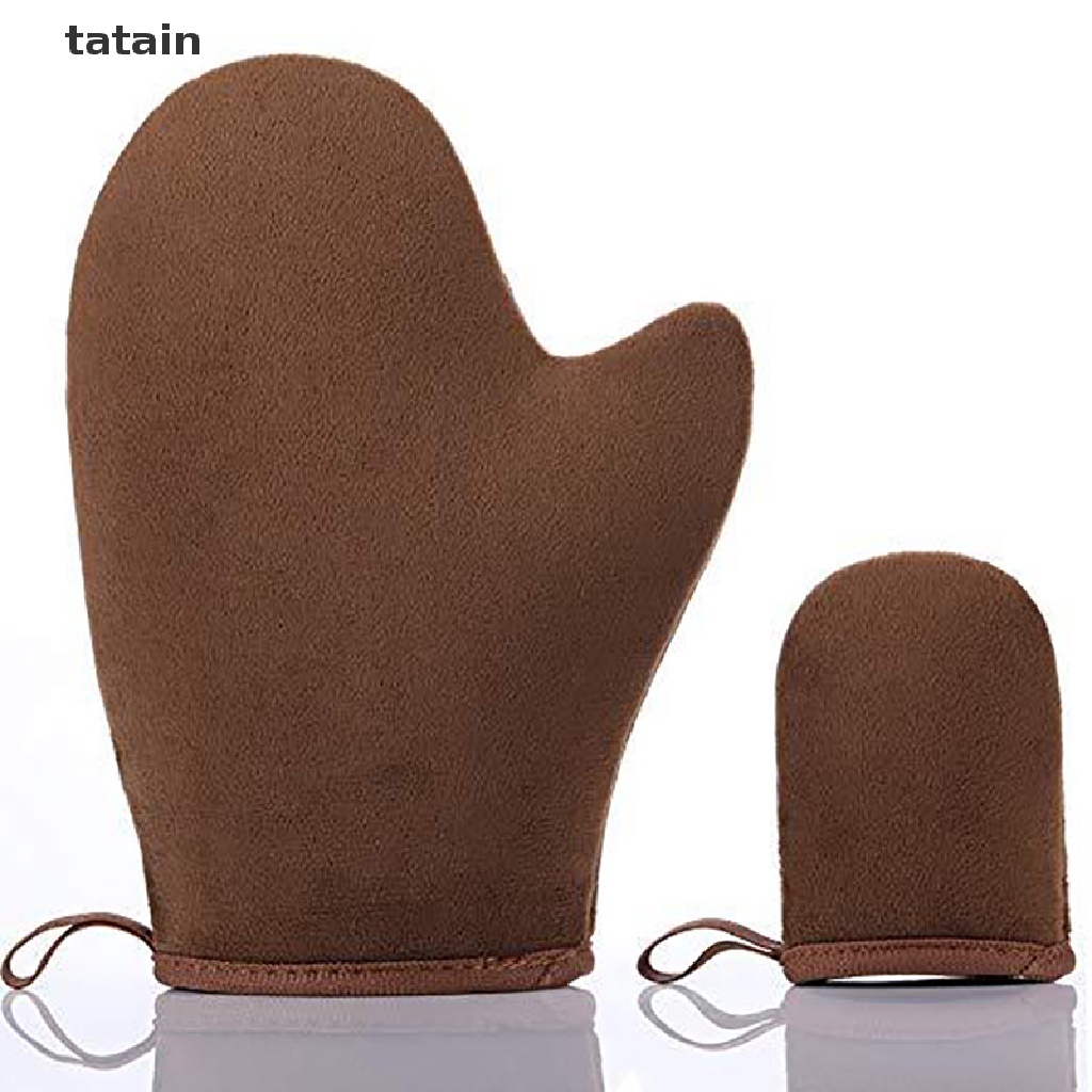[TAT] Brown Body Self Fake Tan Applicator Tanning Gloves Glove Self Tanner CVX