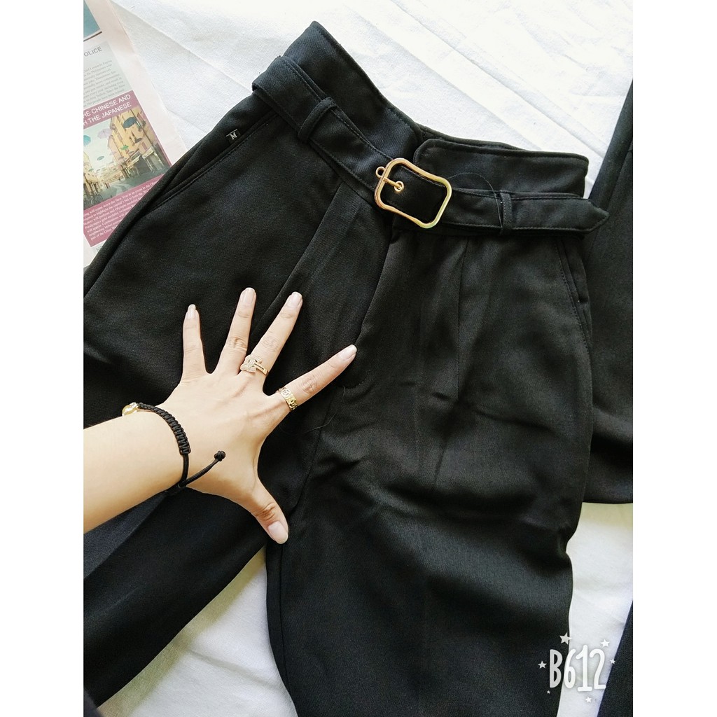 (35-73kg) quần khoen vuông-QUẦN TÂY,  QUẦN BAGGY TÂY ĐI HỌC, ĐI LÀM CẠP SIÊU CAO | BigBuy360 - bigbuy360.vn