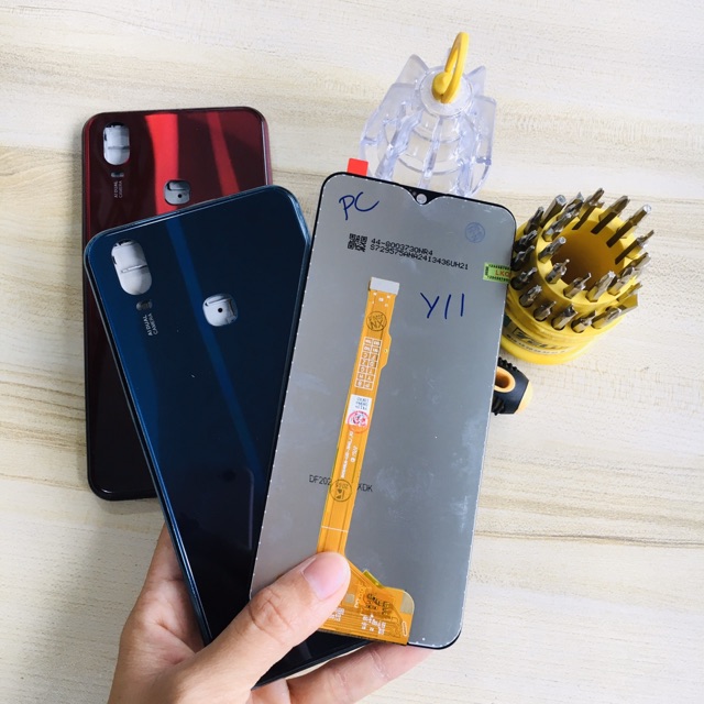 Combo Bộ Vỏ Sườn + Màn Hình Vivo Y11 Zin Hàng Cao Cấp (Tặng bộ vít)
