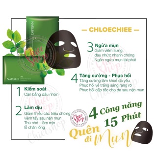 MẶT NẠ NARUKO TRÀM TRÀ