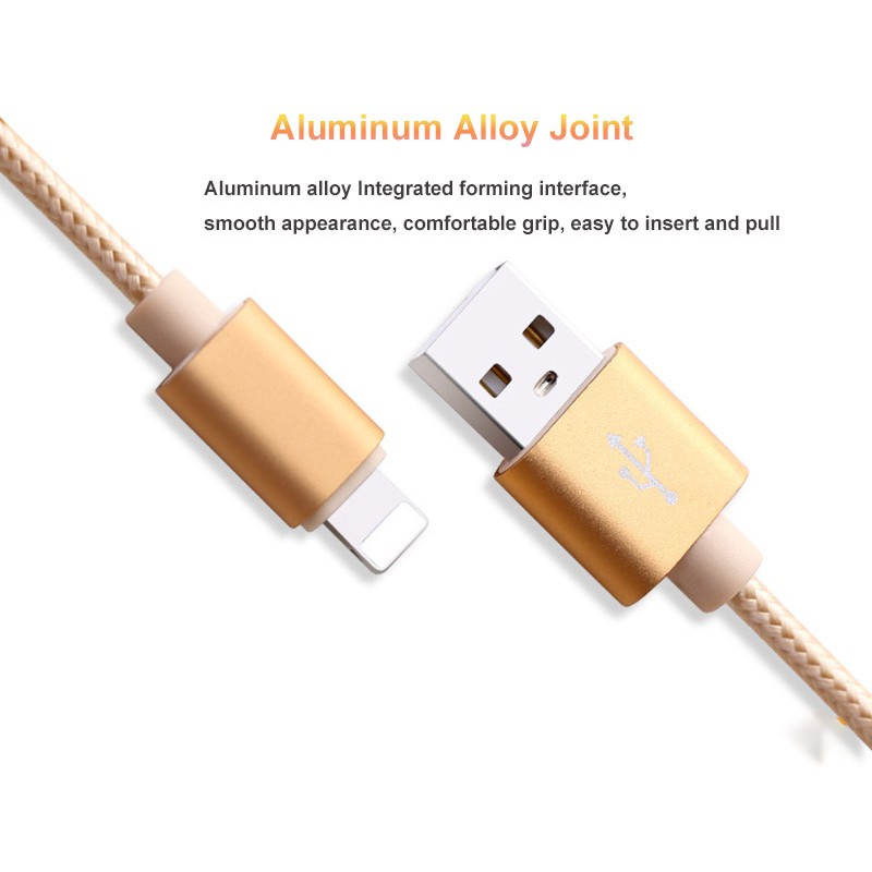 Cáp dữ liệu sạc nhanh USB 8 Pin 1M 2M 3M cho iPhone X 7 6 8 6S 5S Plus XS MAX XR cho iPad Mini IOS