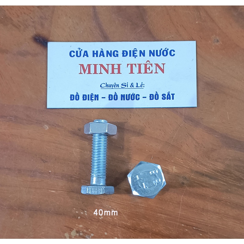Bù lon, Bulon con tán 10 ly kích thước 10x30, 10x40, 10x50, 10x60