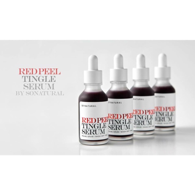 Red Peel Tingle Serum - So Natural ❣️