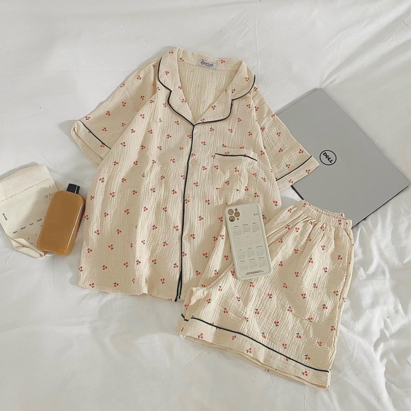 Set bộ nữ hoạ tiết túi trước freesize Pumi