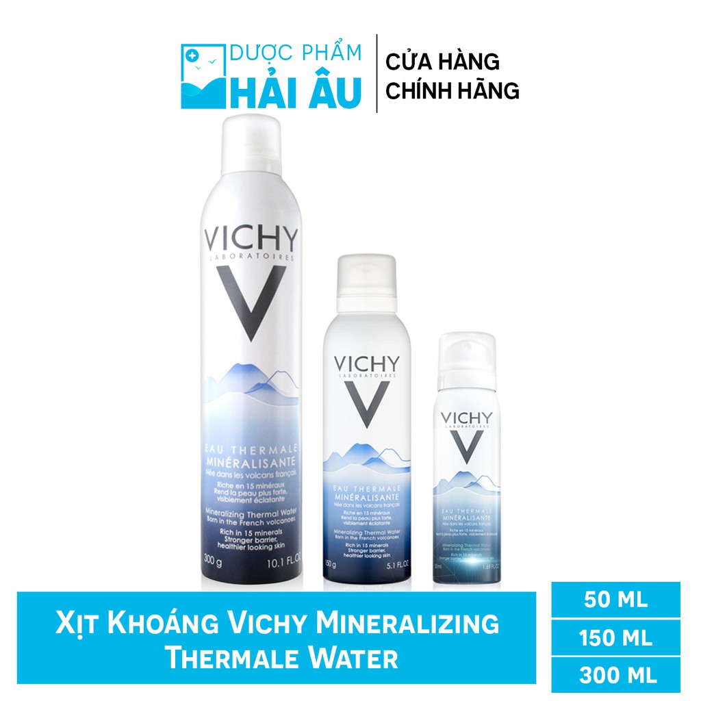 Xịt Khoáng Vichy Mineralizing Thermale Water 50ml, 150ml và 300ml