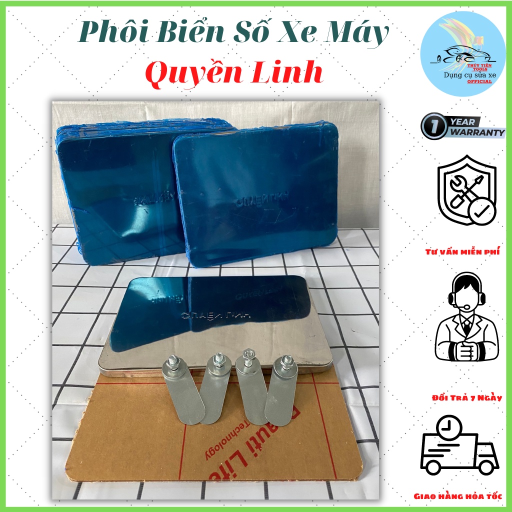 Phôi Ép Biển Số Xe Máy Quyền Linh