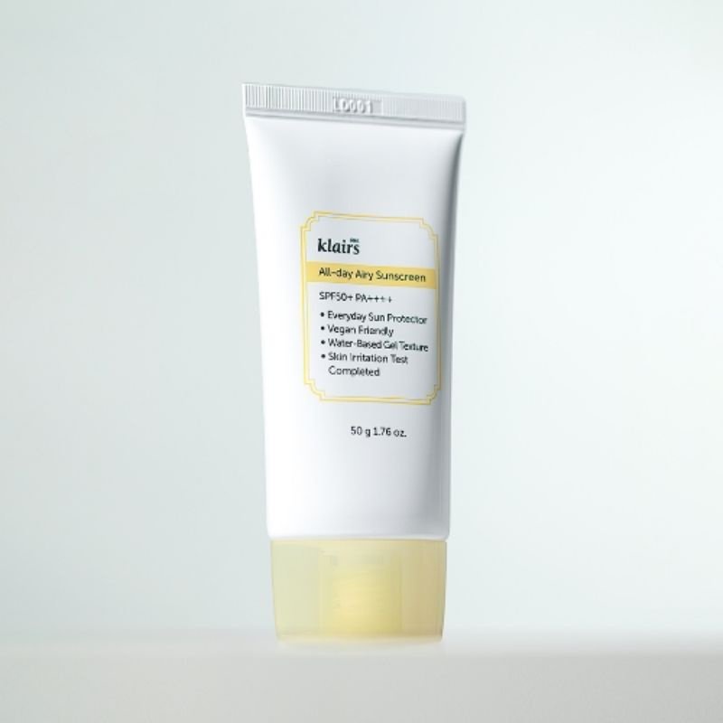 Dear, Klairs Kem chống nắng All-day Airy Sunscreen SPF50+ PA++++ 50g