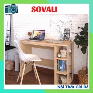 Bàn học, bàn làm việc thông minh kết hợp kệ sách đa năng siêu tiện lợi kích thước dài 1m sâu 40cm cao 75cm sovali
