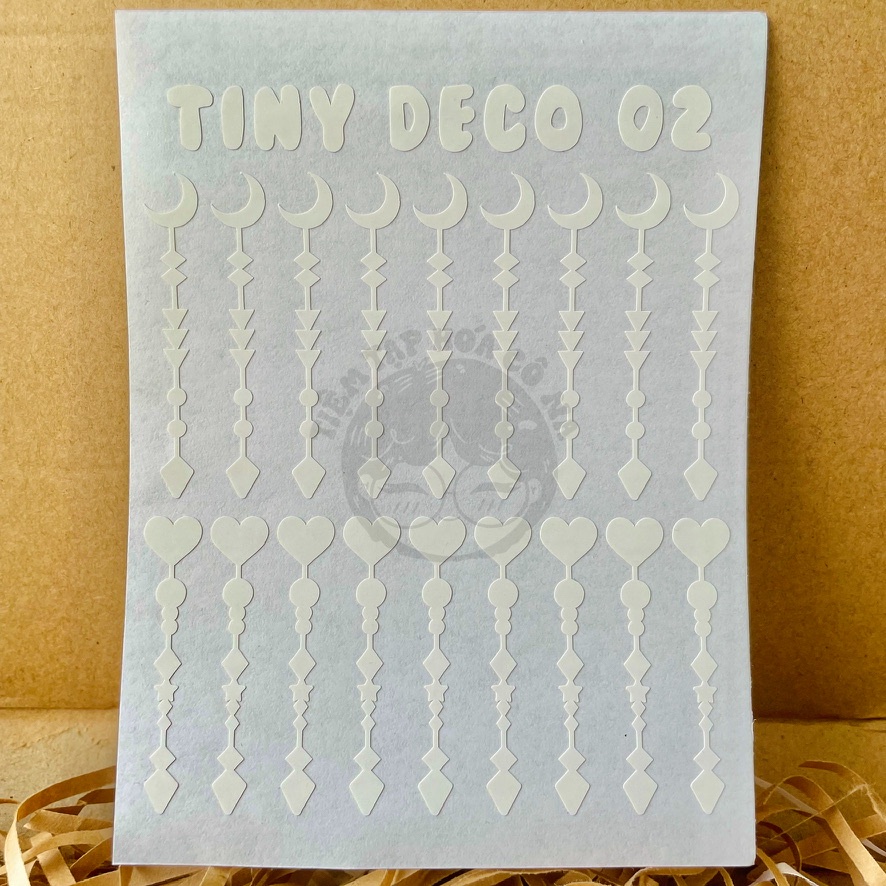 Glitter Vinyl Sticker / Sticker Hologram lấp lánh trang trí toploader, planner, bullet journal - tiemtaphoacona