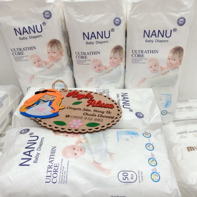 Combo 100 Miếng Bỉm Quần NaNu Đủ Size M/L/XL