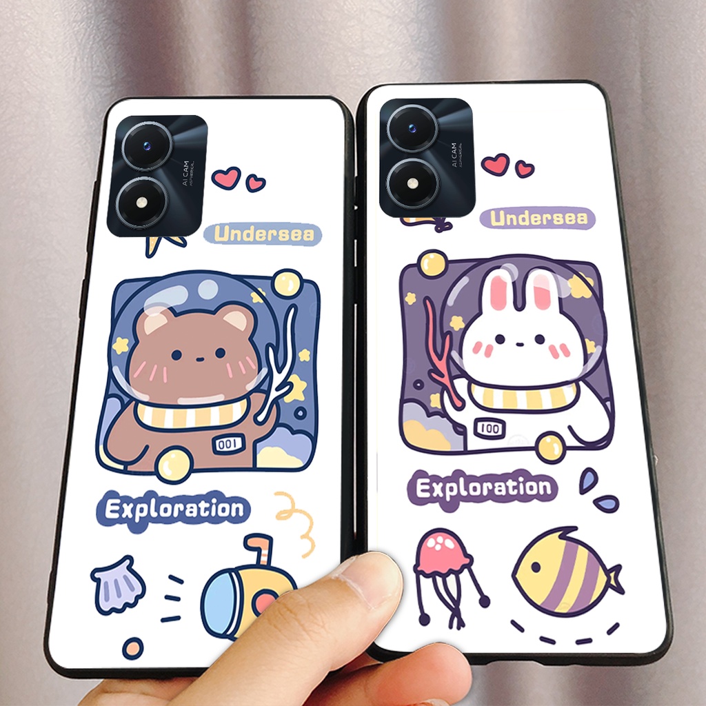 Ốp lưng Vivo Y02S - Vivo Y01 phi hành gia cute giá siêu rẻ cực đẹp