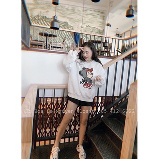 ÁO MICKEY DÀI TAY NỮ SWEATER