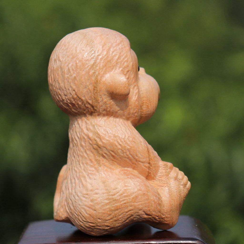 DARNELL 1 Tượng Khỉ Gỗ 4 Kiểu Sáng Tạo Trang Trí Nội Thất