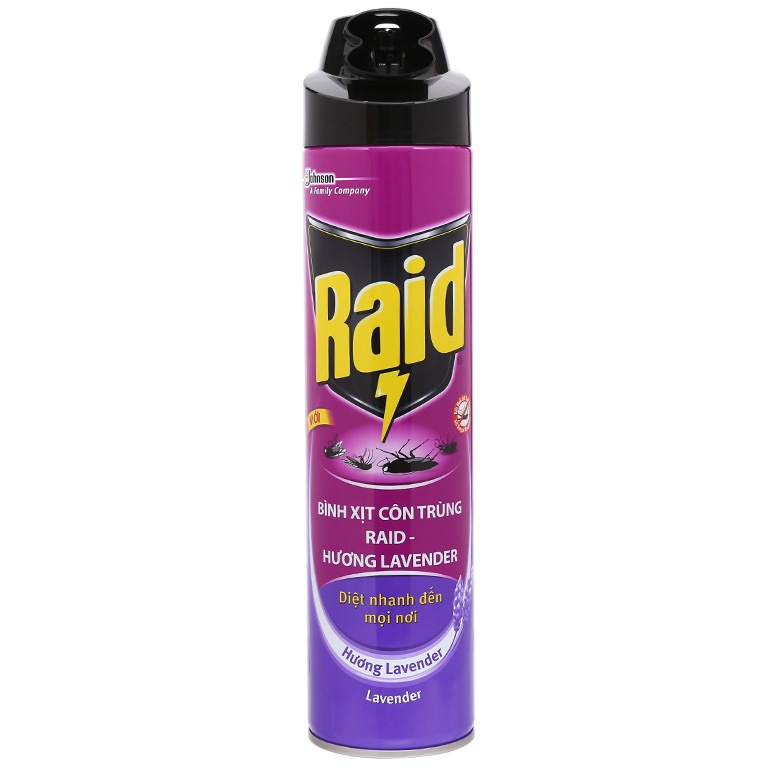 Bình xịt CÔN TRÙNG Raid 600ml