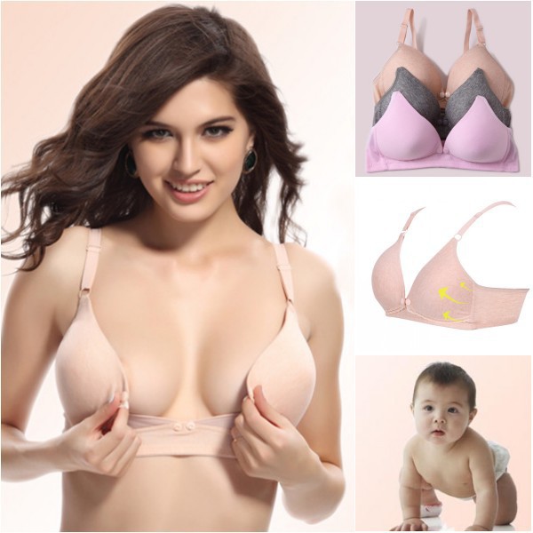 Áo lót cài nút trước tiện dụng dành cho phụ nữ sau sinh / mang thai