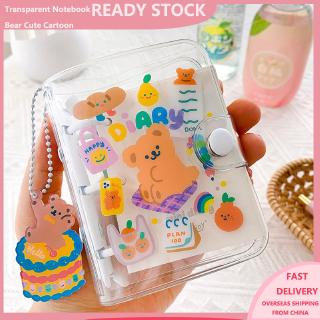 Sổ tay mini trong suốt họa tiết hoạt hình dễ thương