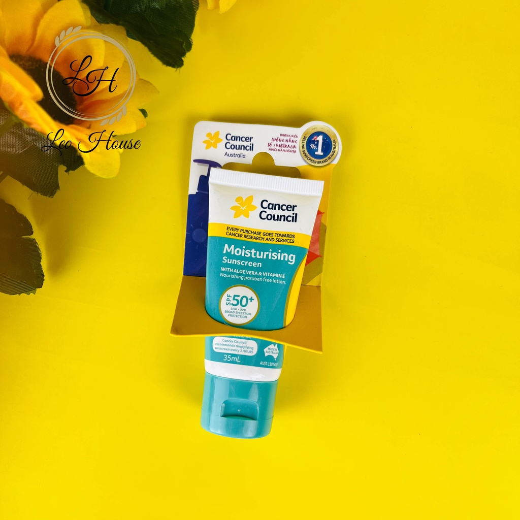 Kem chống nắng Cancer Council Moisturising Screen SPF50+