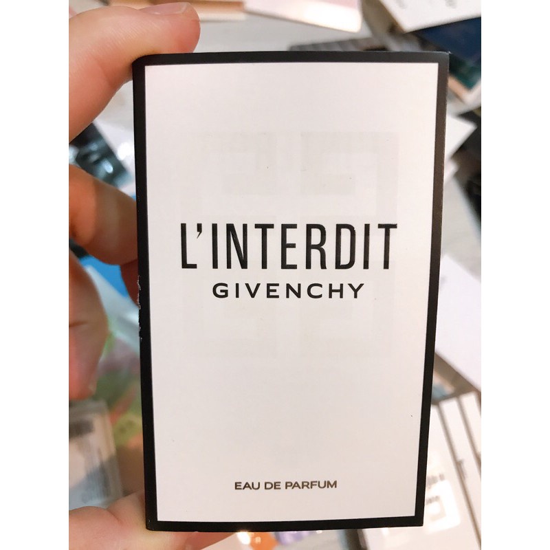 Sample  mẫu thử Vial Nước hoa Givenchy L’Interdit EDP - EDT - Intense - Irresistible 1ml