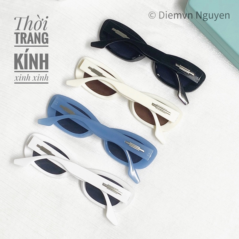 Kính râm thời trang nam nữ_Kính râm chuẩn UV, dập logo đẹp_ Dáng nhỏ xinh